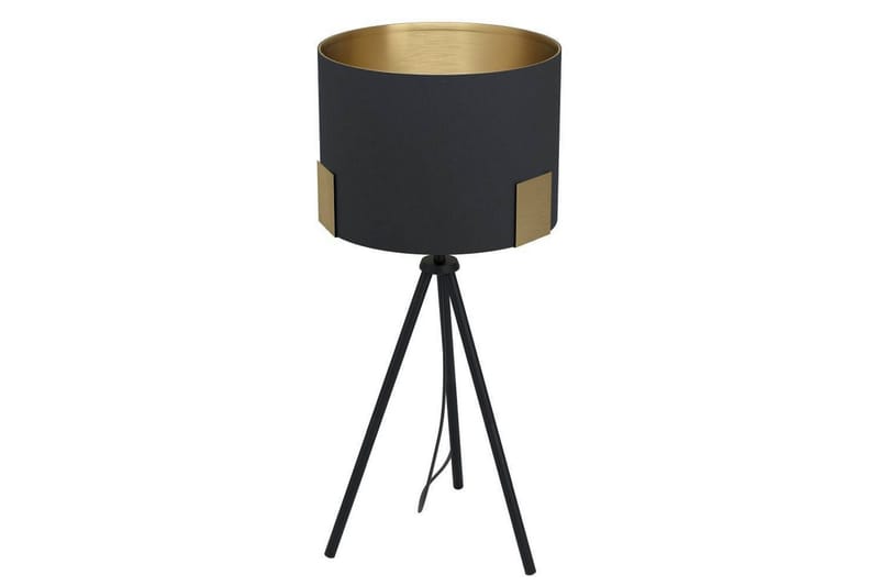 Gulvlampe Eglo Tortola 1 Svart/Messing