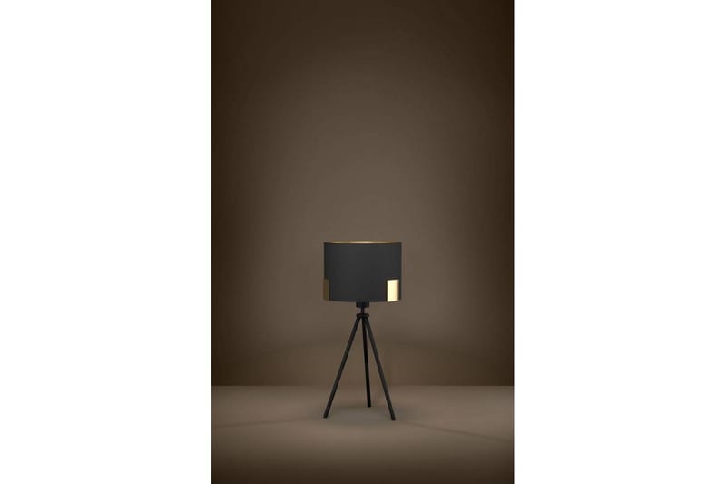 Gulvlampe Eglo Tortola 1 Svart/Messing - Belysning - Innendørsbelysning & Lamper - Gulvlampe