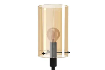 Gulvlampe Eglo Polverara Svart/Amber - Belysning - Innendørsbelysning & Lamper - Gulvlampe