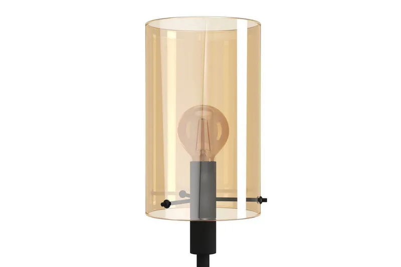 Gulvlampe Eglo Polverara Svart/Amber - Belysning - Innendørsbelysning & Lamper - Gulvlampe