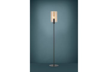Gulvlampe Eglo Polverara Svart/Amber - Belysning - Innendørsbelysning & Lamper - Gulvlampe