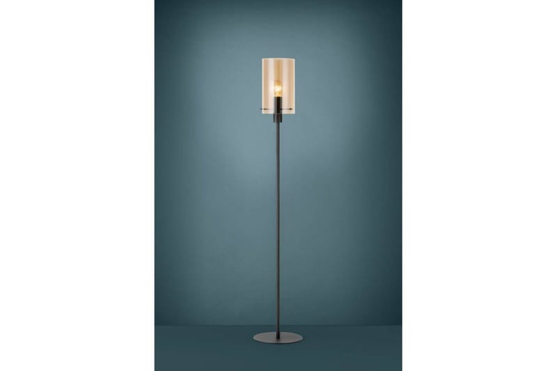 Gulvlampe Eglo Polverara Svart/Amber - Belysning - Innendørsbelysning & Lamper - Gulvlampe