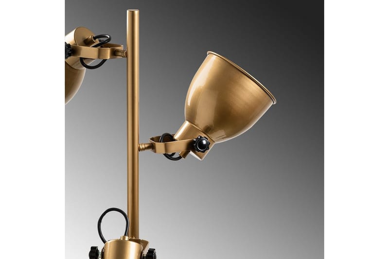 Gulvlampe Elber Gull - Gull - Belysning - Innendørsbelysning & Lamper - Gulvlampe