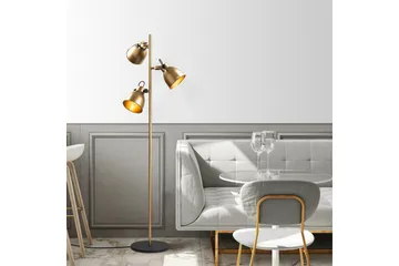 Gulvlampe Elber Gull - Gull - Belysning - Innendørsbelysning & Lamper - Gulvlampe