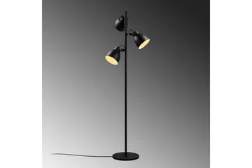 Gulvlampe Elber Svart - Svart - Belysning - Innendørsbelysning & Lamper - Gulvlampe