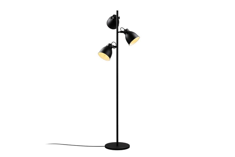 Gulvlampe Elber Svart - Svart - Belysning - Innendørsbelysning & Lamper - Gulvlampe