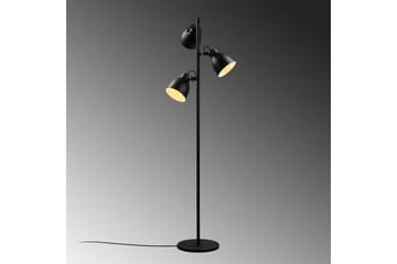 Gulvlampe Elber Svart - Svart - Belysning - Innendørsbelysning & Lamper - Gulvlampe