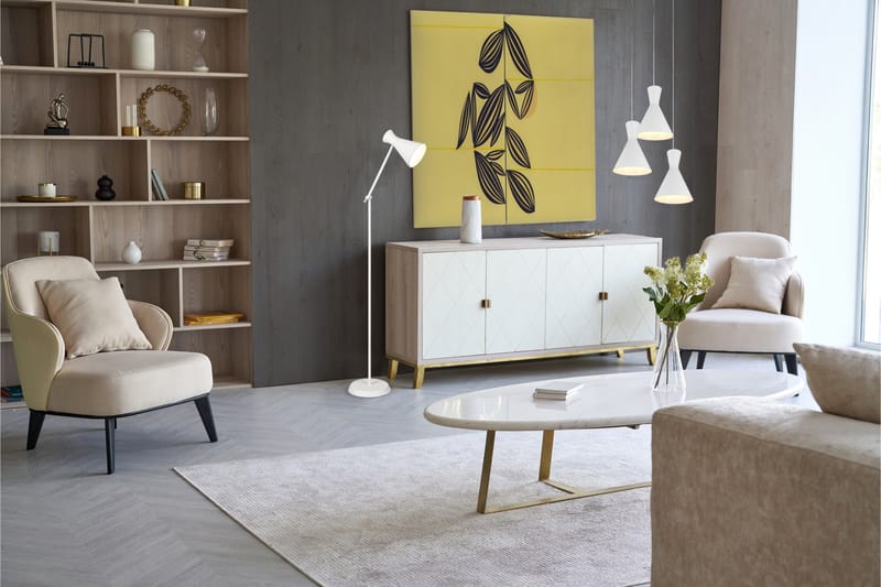 Enzo Gulvlampe E27 Matt Hvit - Trio Lighting - Belysning - Innendørsbelysning & Lamper - Gulvlampe