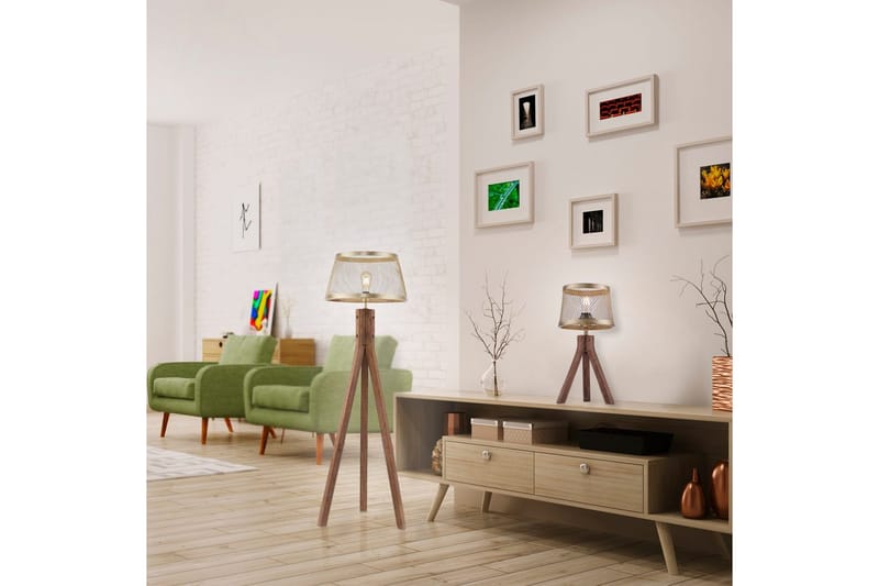 Gulvlampe Frederik - 46x145x46 cm - Belysning - Innendørsbelysning & Lamper - Gulvlampe