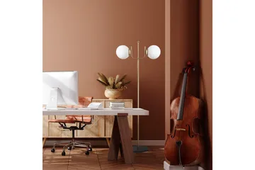 Gulvlampe Gevir Gull - Gull - Belysning - Innendørsbelysning & Lamper - Gulvlampe