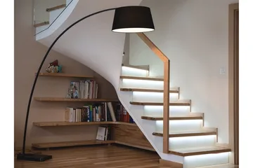 Golvlampa Svart - Belysning - Innendørsbelysning & Lamper - Gulvlampe