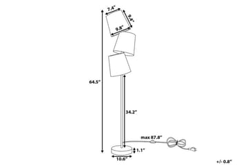 Grande Gulvlampe 164 cm - Svart - Belysning - Innendørsbelysning & Lamper - Gulvlampe