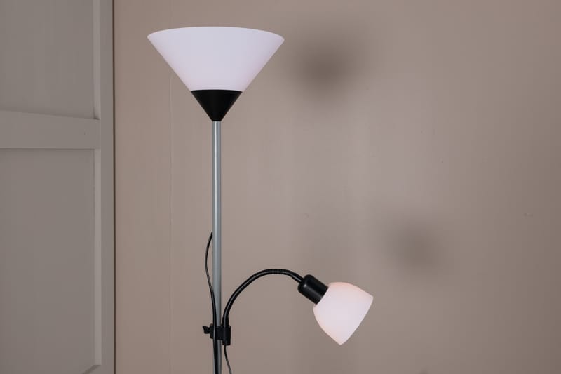 Gulvlampe Bagasi - Grå/Hvit - Lamper gang - Uplight gulvlampe - Gulvlampe