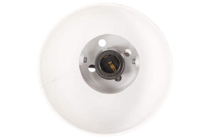 Gulvlampe med 2 lampeskjermer hvit E27 støpejern - Hvit - Gulvlampe - Lamper gang