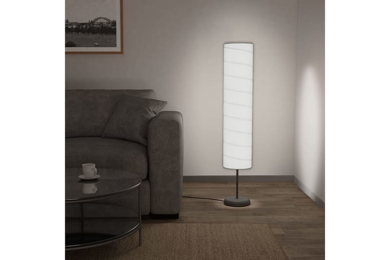 Gulvlampe med stativ 121 cm hvit E27 - Lamper gang - Gulvlampe