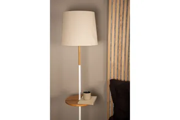 Hattman gulvlampe - Lin/Marmor/Beige/Brun/Hvit - Belysning - Innendørsbelysning & Lamper - Gulvlampe