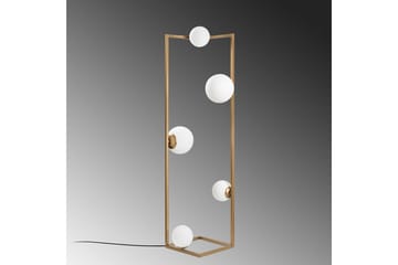 Gulvlampe Hjørne Gull - Gull - Belysning - Innendørsbelysning & Lamper - Gulvlampe