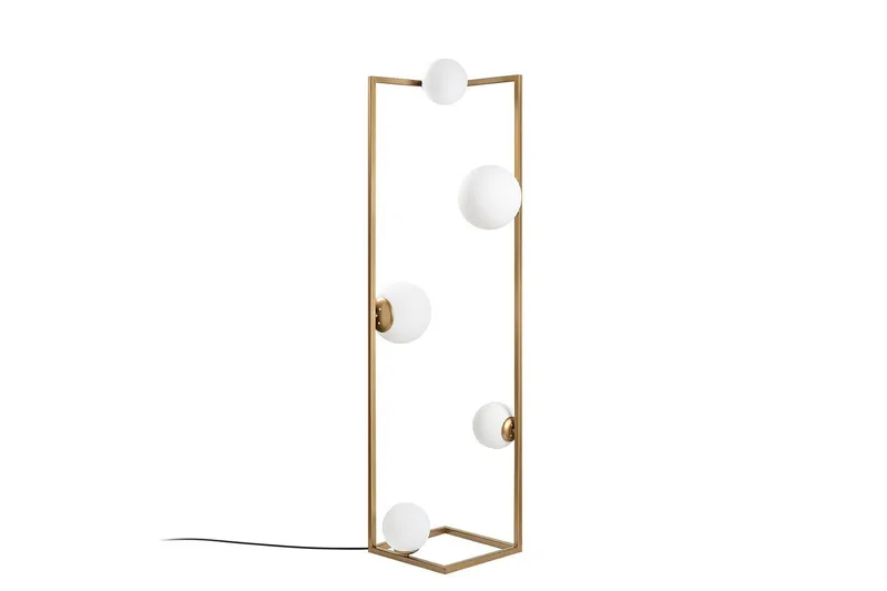 Gulvlampe Hjørne Gull, Gull