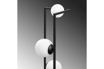 Gulvlampe Hjørne Svart - Svart - Belysning - Innendørsbelysning & Lamper - Gulvlampe