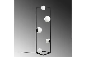 Gulvlampe Hjørne Svart - Svart - Belysning - Innendørsbelysning & Lamper - Gulvlampe