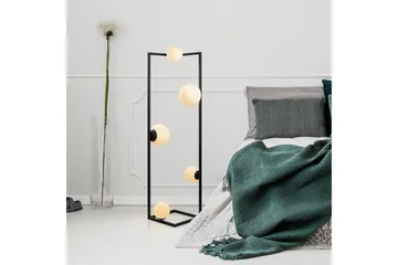 Gulvlampe Hjørne Svart - Svart - Belysning - Innendørsbelysning & Lamper - Gulvlampe