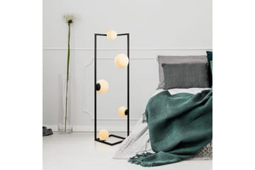 Gulvlampe Hjørne Svart - Svart - Belysning - Innendørsbelysning & Lamper - Gulvlampe