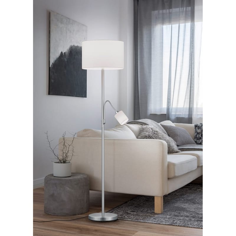 Gulvlampe Hotel - Hvit - Belysning - Innendørsbelysning & Lamper - Gulvlampe