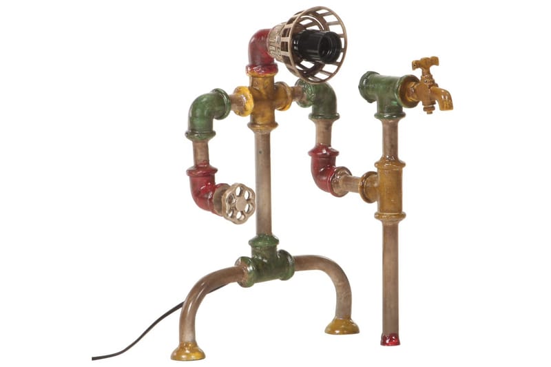 Industriell stående lampe vannrørdesign jern - Flerfarget - Gulvlampe - Lamper gang