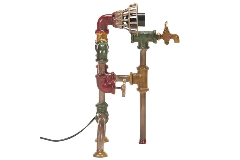 Industriell stående lampe vannrørdesign jern - Flerfarget - Gulvlampe - Lamper gang