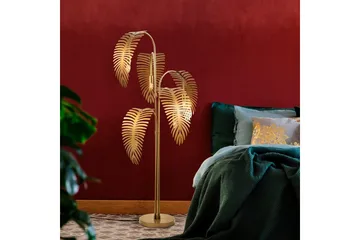 Gulvlampe Kavilashm Gull - Gull - Belysning - Innendørsbelysning & Lamper - Gulvlampe