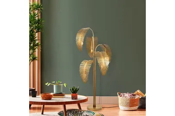 Gulvlampe Kavilashm Gull - Gull - Belysning - Innendørsbelysning & Lamper - Gulvlampe