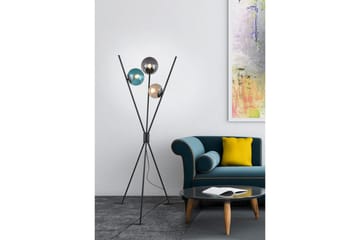 Gulvlampe Lance - Matt svart - Belysning - Innendørsbelysning & Lamper - Gulvlampe