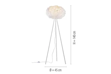 Gulvlampe Lolasmart Naomi - 47x140x47 cm - Belysning - Innendørsbelysning & Lamper - Gulvlampe