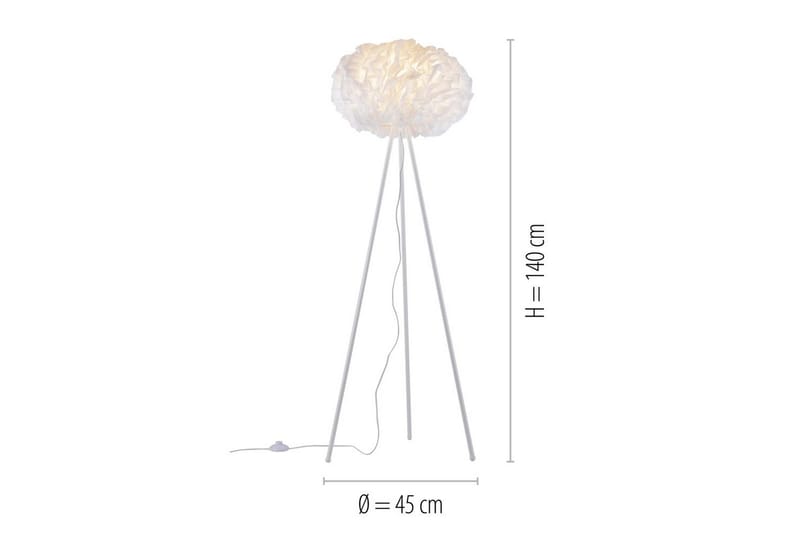 Gulvlampe Lolasmart Naomi - 47x140x47 cm - Belysning - Innendørsbelysning & Lamper - Gulvlampe