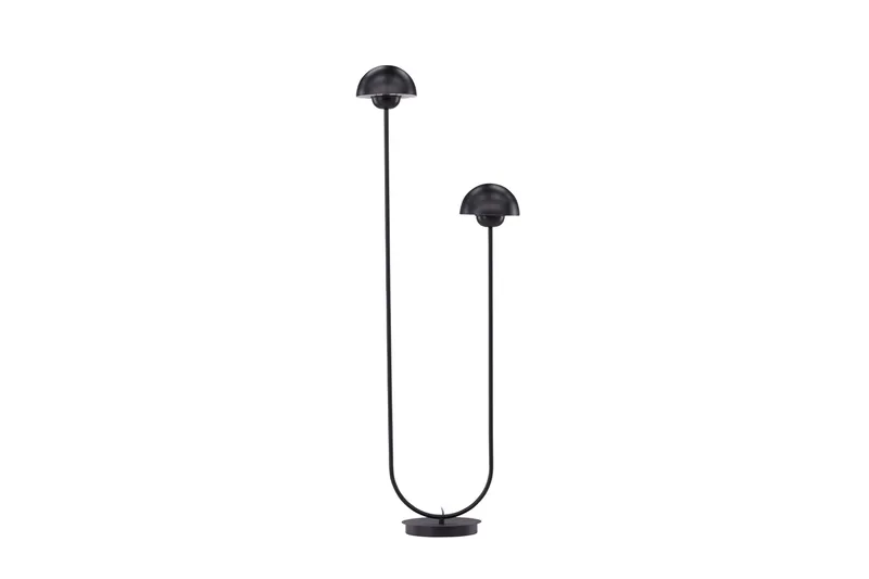 Lyckorna gulvlampe 120 cm, Svart