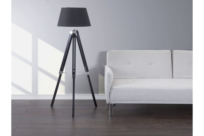 Madeira Gulvlampe 143 cm - Svart - Belysning - Innendørsbelysning & Lamper - Gulvlampe