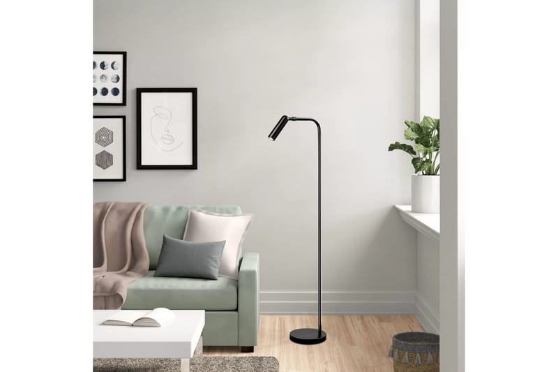 Gulvlampe Matsuchi svart - Svart - Belysning - Innendørsbelysning & Lamper - Gulvlampe