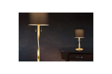 Gulvlampe Nandor - Svart/gull - Belysning - Innendørsbelysning & Lamper - Gulvlampe