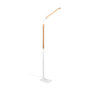 Gulvlampe Norris - Matt hvit/tre - Belysning - Innendørsbelysning & Lamper - Gulvlampe