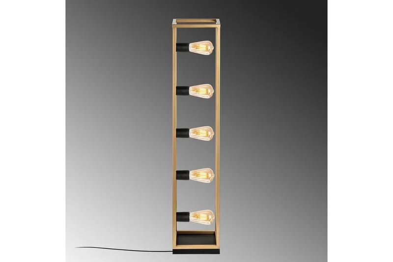 Gulvlampe Orika Gull - Gull - Belysning - Innendørsbelysning & Lamper - Gulvlampe