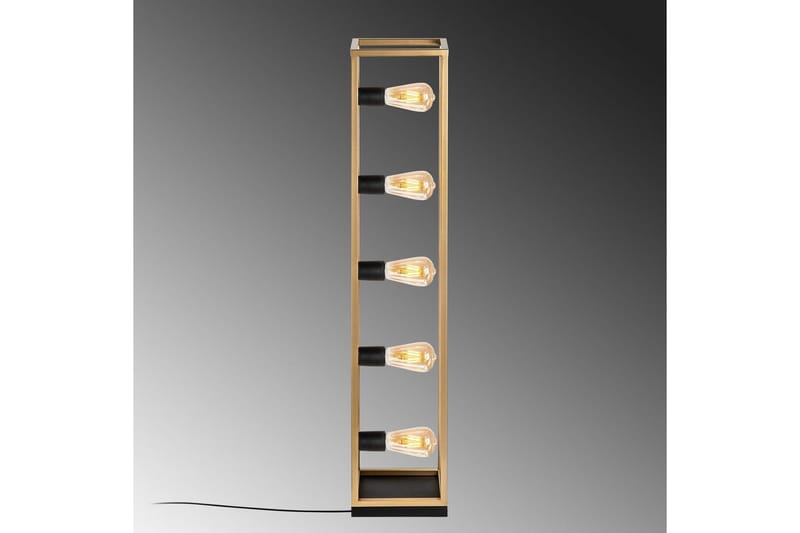 Gulvlampe Orika Gull - Gull - Belysning - Innendørsbelysning & Lamper - Gulvlampe