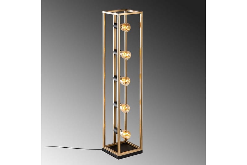 Gulvlampe Orika Gull - Gull - Belysning - Innendørsbelysning & Lamper - Gulvlampe