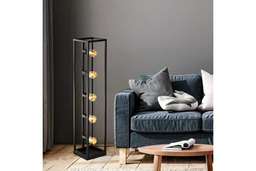 Gulvlampe Orika Svart - Svart - Belysning - Innendørsbelysning & Lamper - Gulvlampe