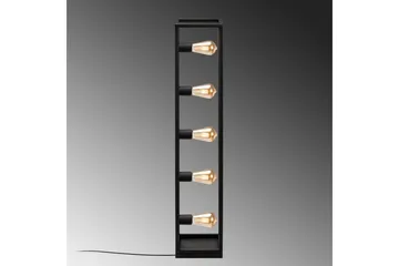 Gulvlampe Orika Svart - Svart - Belysning - Innendørsbelysning & Lamper - Gulvlampe