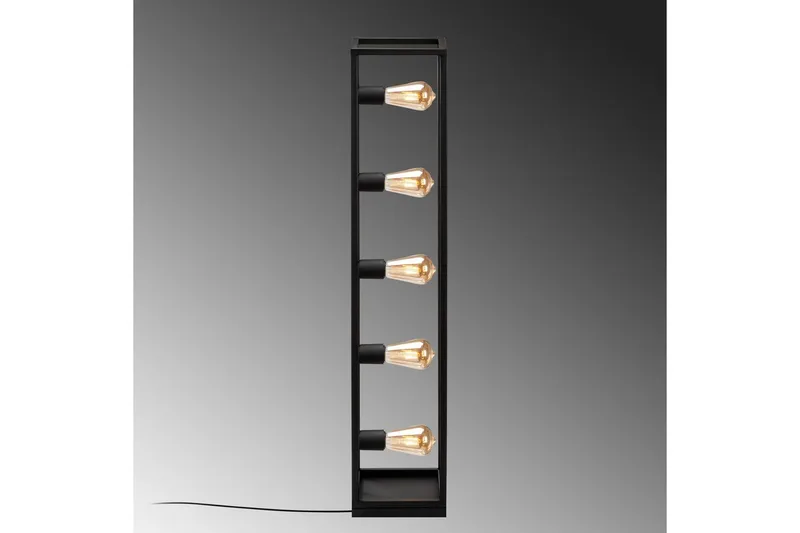 Gulvlampe Orika Svart - Svart - Belysning - Innendørsbelysning & Lamper - Gulvlampe