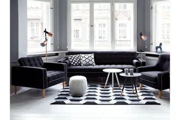 Owens Gulvlampe 130 cm - Svart - Belysning - Innendørsbelysning & Lamper - Gulvlampe