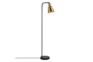 Gulvlampe Quintra Svart / Vintage - 30 x 22 cm - Belysning - Innendørsbelysning & Lamper - Gulvlampe