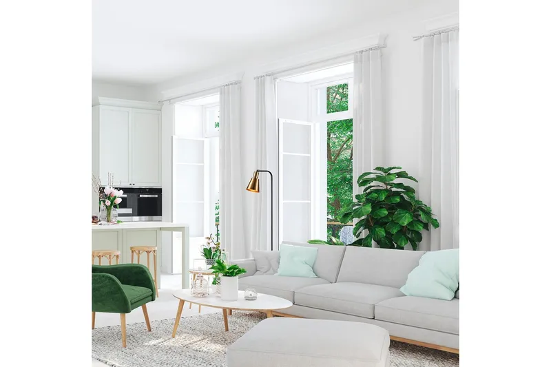 Gulvlampe Quintra Svart / Vintage - 30 x 22 cm - Belysning - Innendørsbelysning & Lamper - Gulvlampe