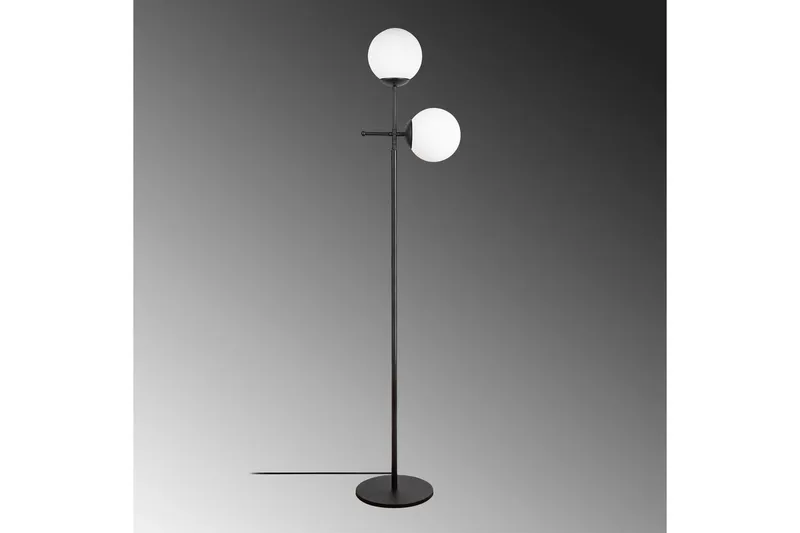 Gulvlampe Ranpal Svart - Svart - Belysning - Innendørsbelysning & Lamper - Gulvlampe