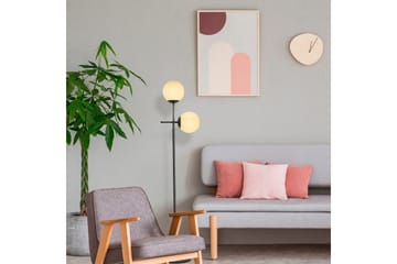 Gulvlampe Ranpal Svart - Svart - Belysning - Innendørsbelysning & Lamper - Gulvlampe